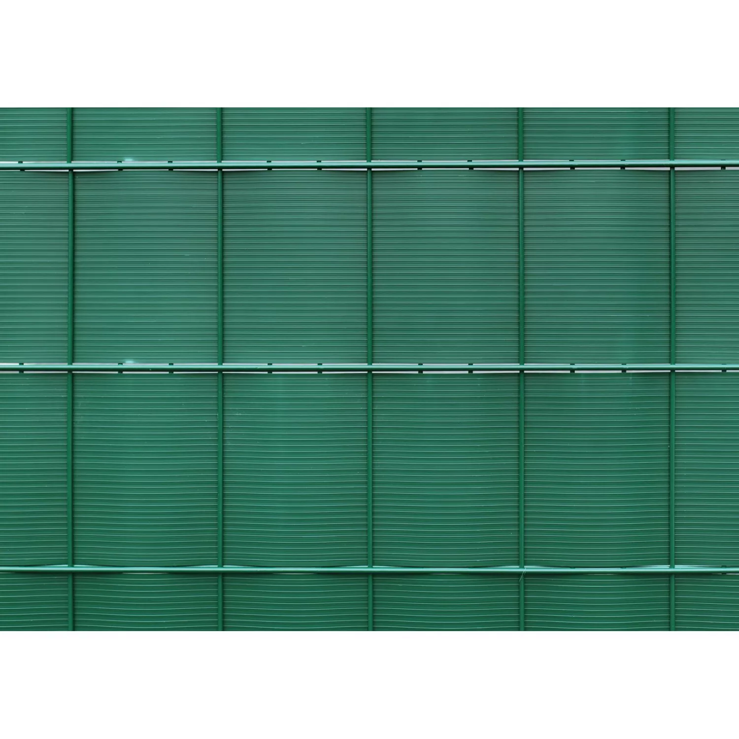 PVC-Sichtschutzstreifen Grün profiliert 24 cm x 201,5 cm 4er Pack günstig online kaufen