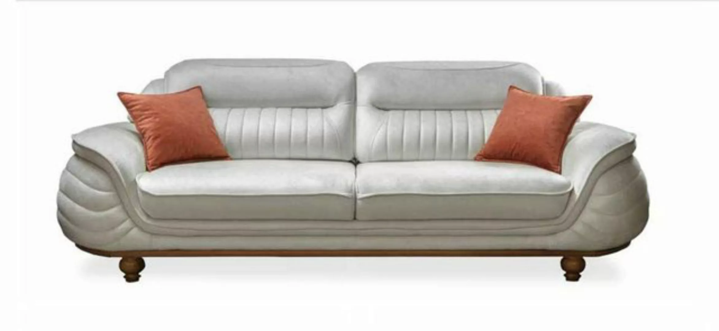 JVmoebel Sofa Garnitur Sofas Sessel Sofagarnitur 3+3+1 Sitzer Luxus Stoff D günstig online kaufen
