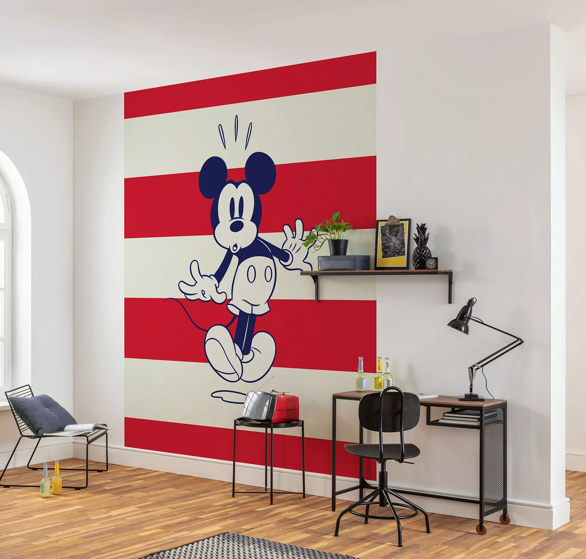 Komar Fototapete Mickey Vibrant Disney B/L: ca. 200x250 cm günstig online kaufen