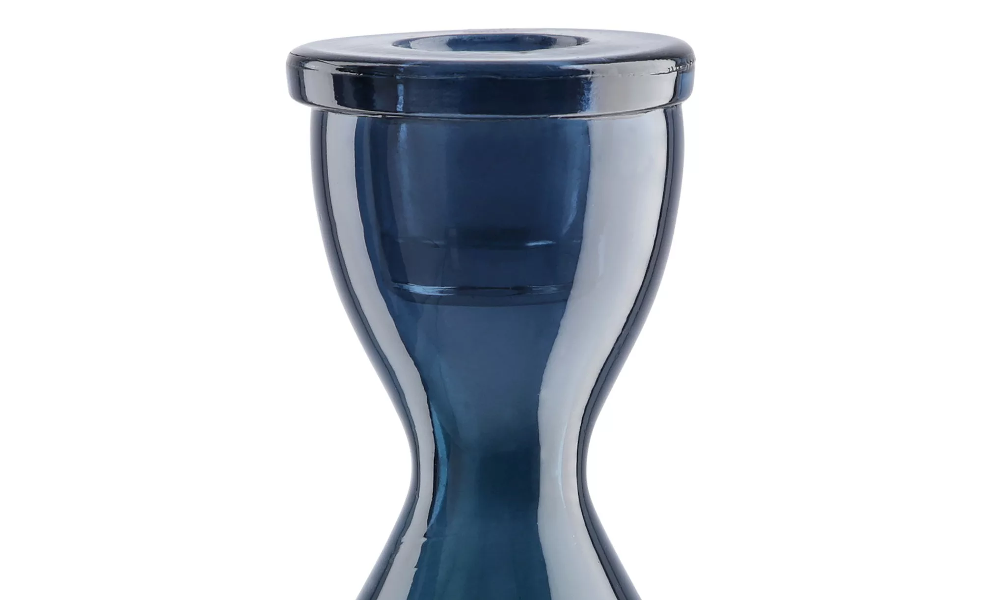 Kerzenhalter ¦ blau ¦ Glas  ¦ Maße (cm): H: 38,5  Ø: 11.5 Accessoires > Ker günstig online kaufen