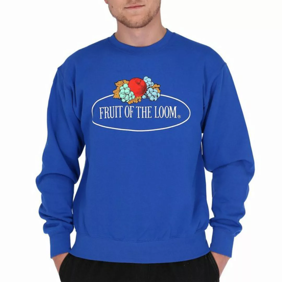 Fruit of the Loom Sweatshirt Sweatshirt mit Vintage-Logo günstig online kaufen