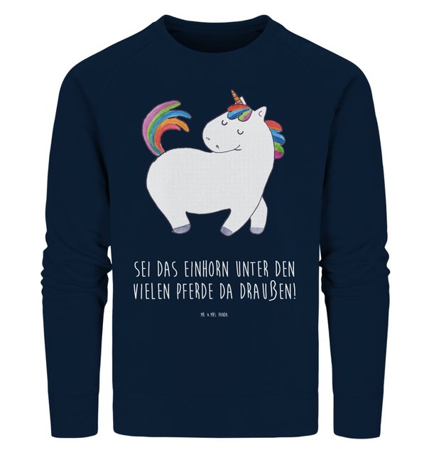 Mr. & Mrs. Panda Longpullover Größe S Einhorn Stolzieren - French Navy - Ge günstig online kaufen