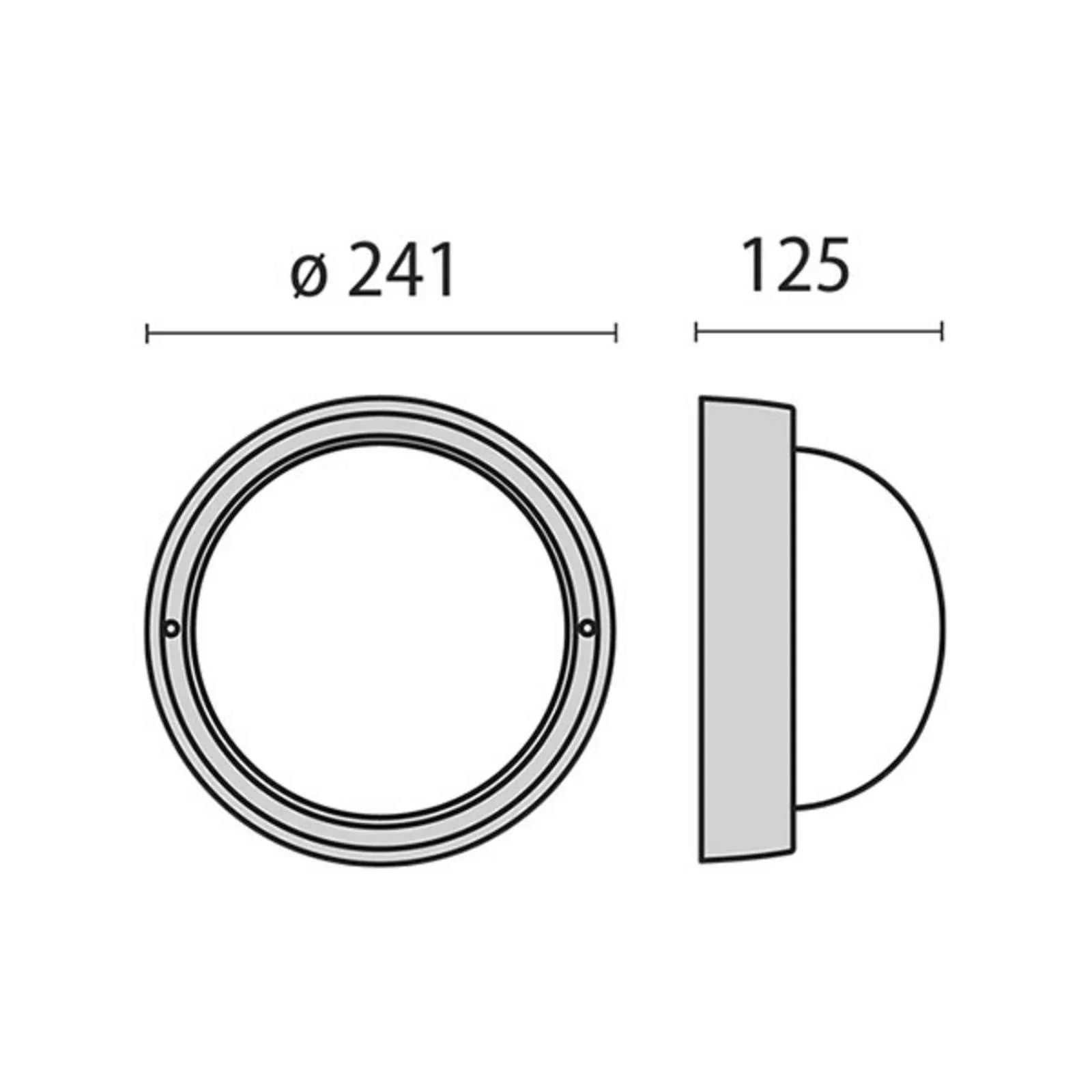 LED-Wandleuchte Eko+26 LED, 3.000K, weiß günstig online kaufen