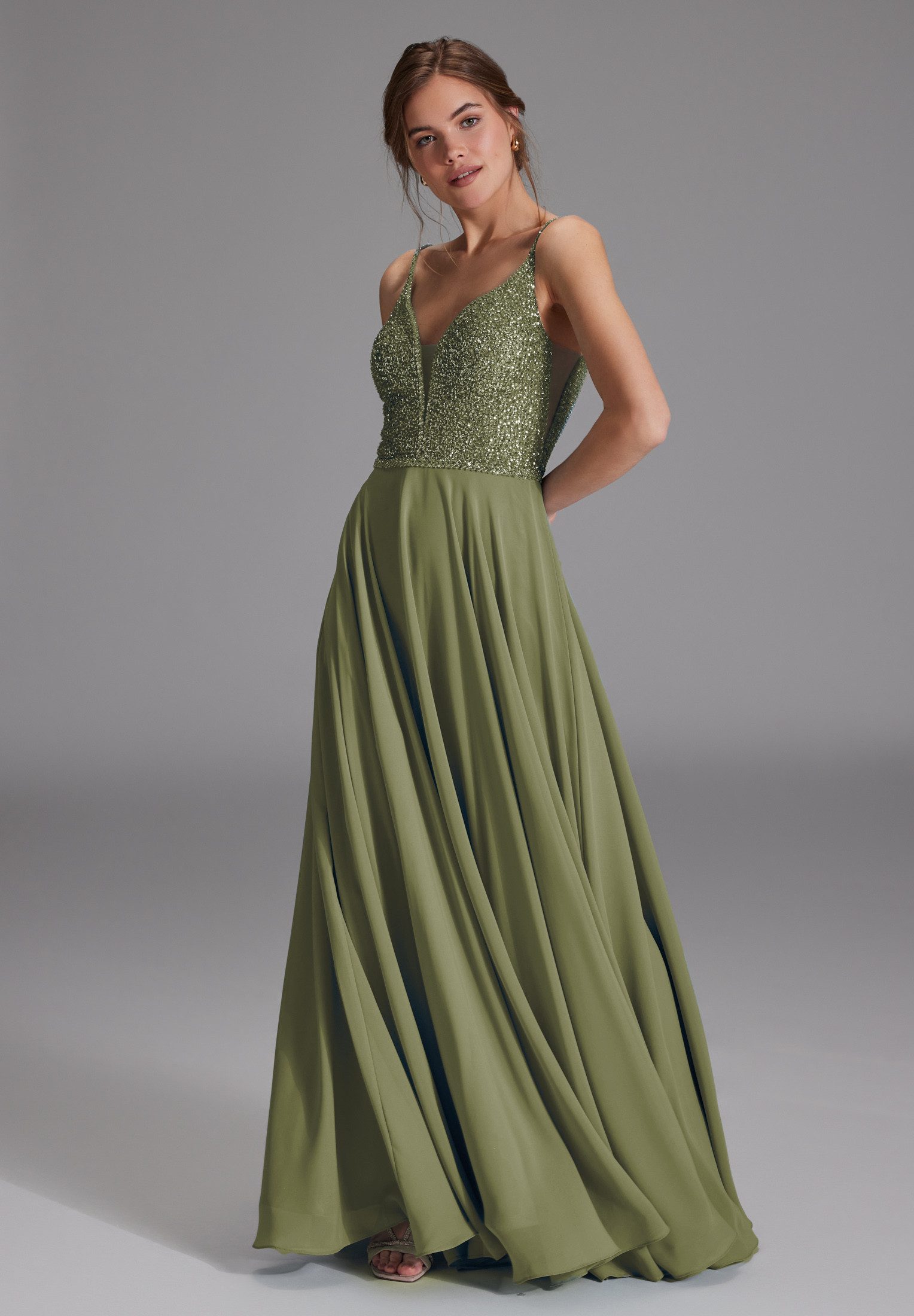 hey kyla Abendkleid Taillierter Schnitt mit günstig online kaufen