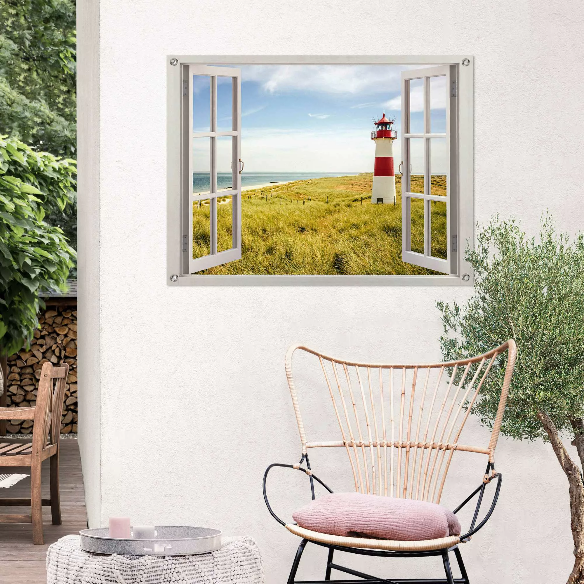 Reinders! Poster »Leuchtturm-Ansicht«, Outdoor für Garten oder Balkon günstig online kaufen