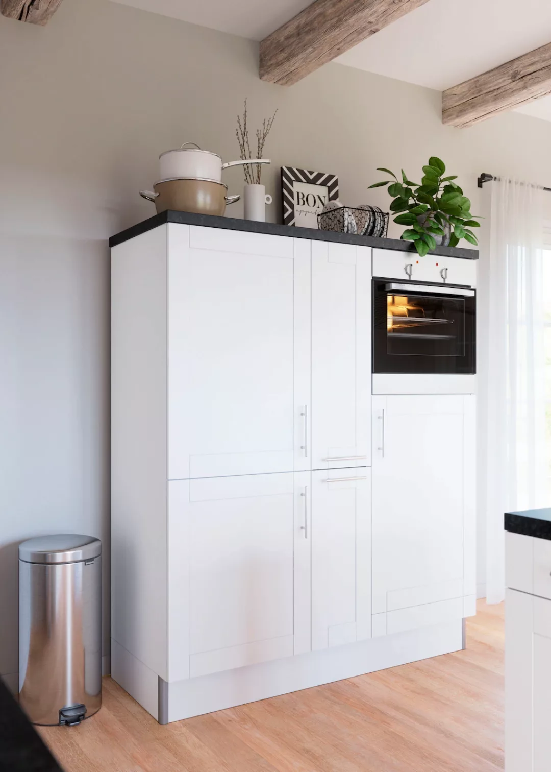 OPTIFIT Küche "Ahus", Breite 150 cm,wahlweise mit E-Geräten,Soft-Close-Funk günstig online kaufen