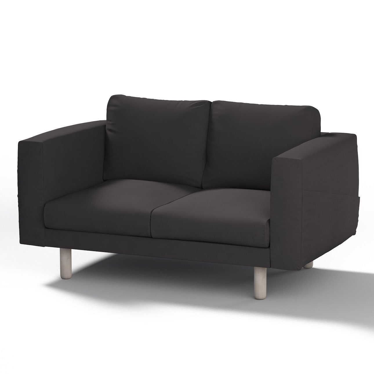 Bezug für Norsborg 2-Sitzer Sofa, schwarz, Norsborg 2-Sitzer Sofabezug, Cot günstig online kaufen