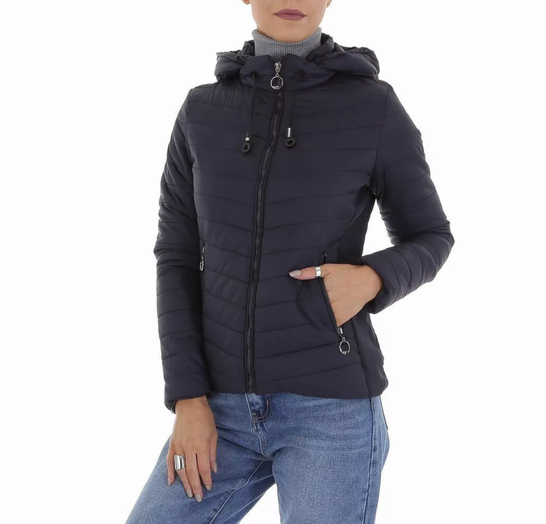 Ital-Design Steppjacke Damen Freizeit (87256514) Kapuze Gefüttert Übergangs günstig online kaufen