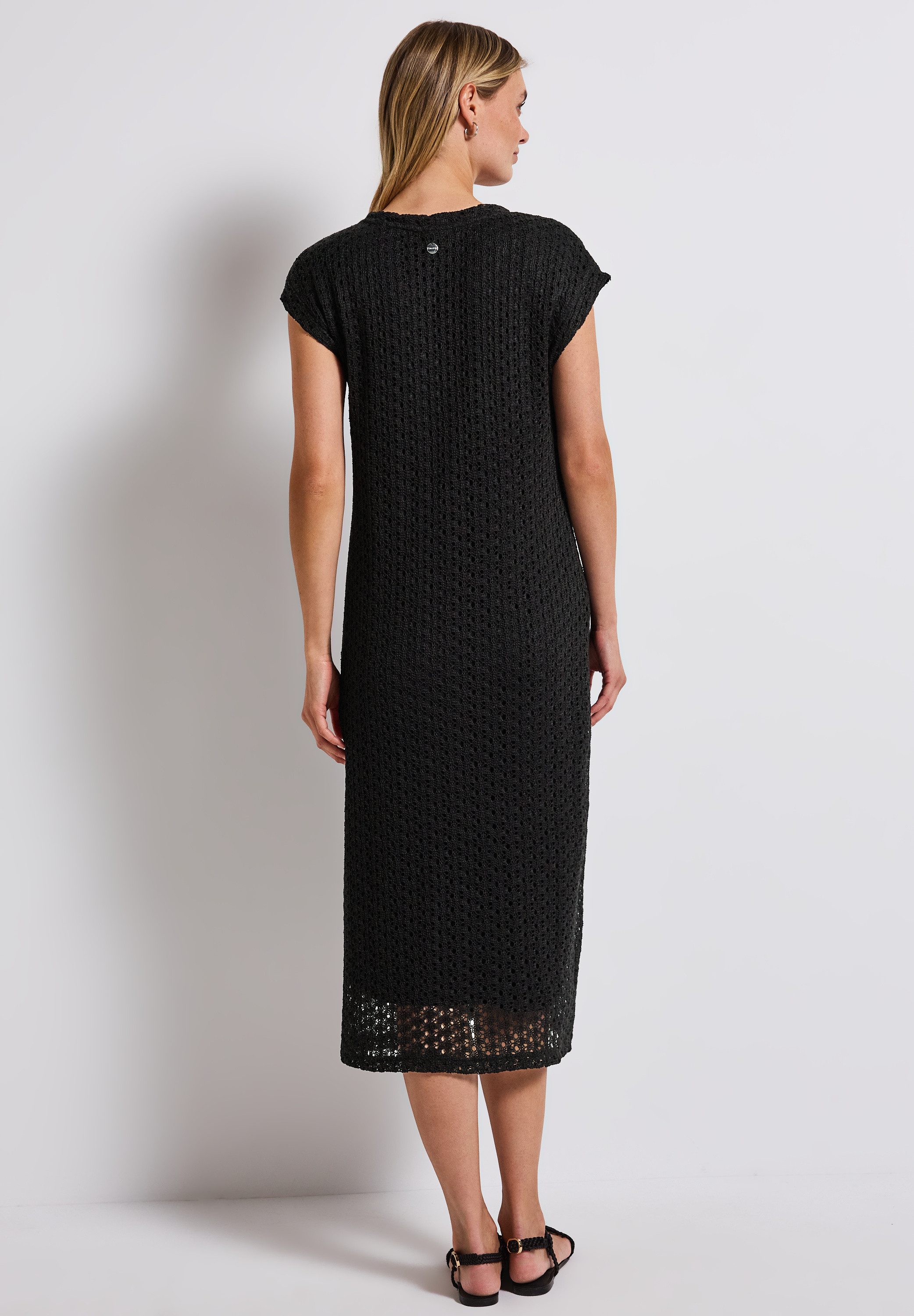 STREET ONE Midikleid, in Unifarbe günstig online kaufen