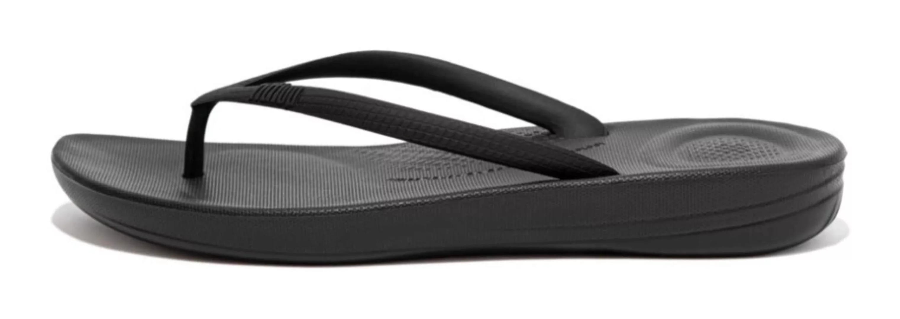 Fitflop Zehentrenner "IQUSHION", Keilabsatz, Sommerschuh, Schlappen in schm günstig online kaufen