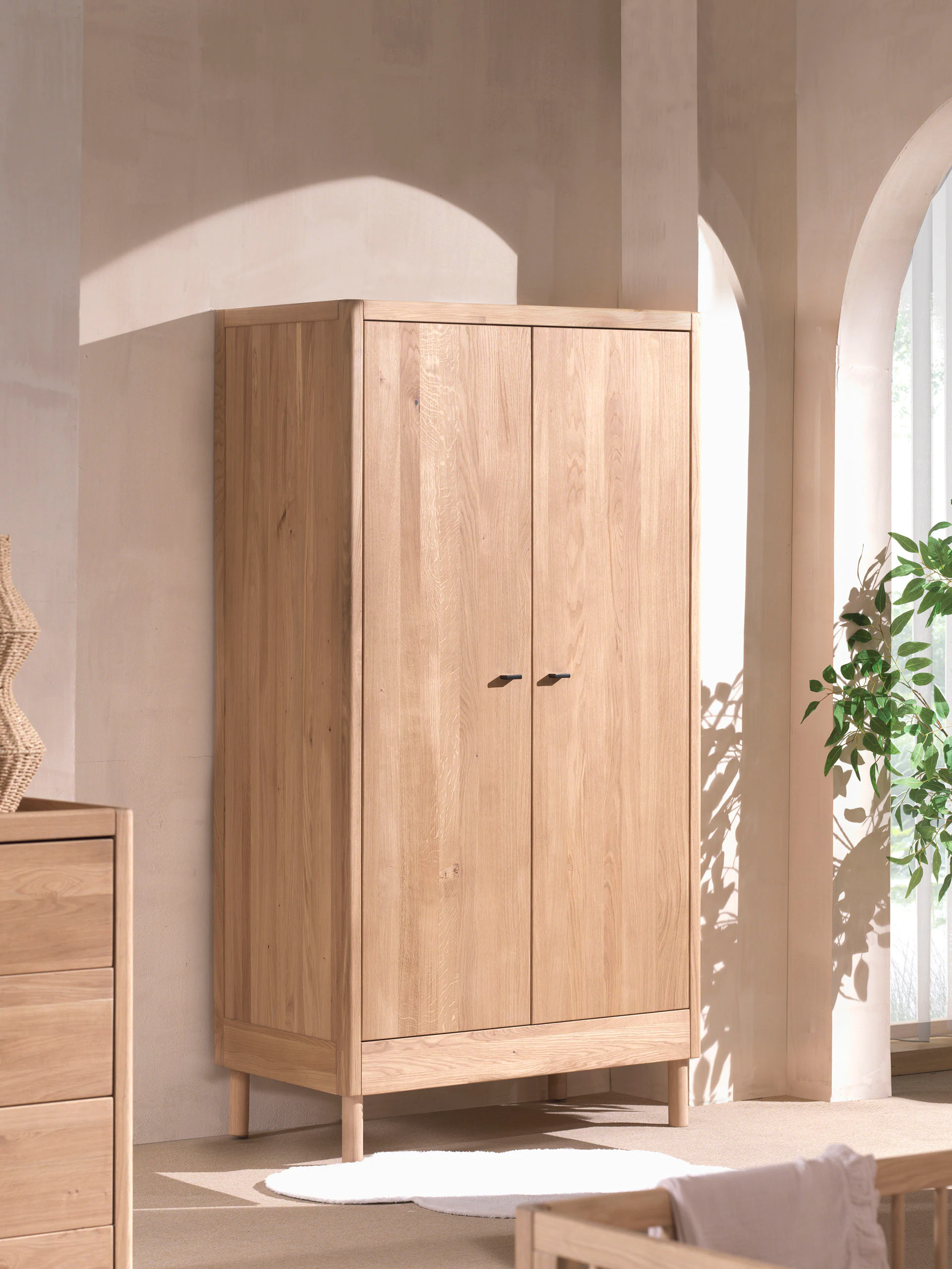 Home affaire Kleiderschrank "Forrest mit 2 Drehtüren (Soft-Close), Made in günstig online kaufen