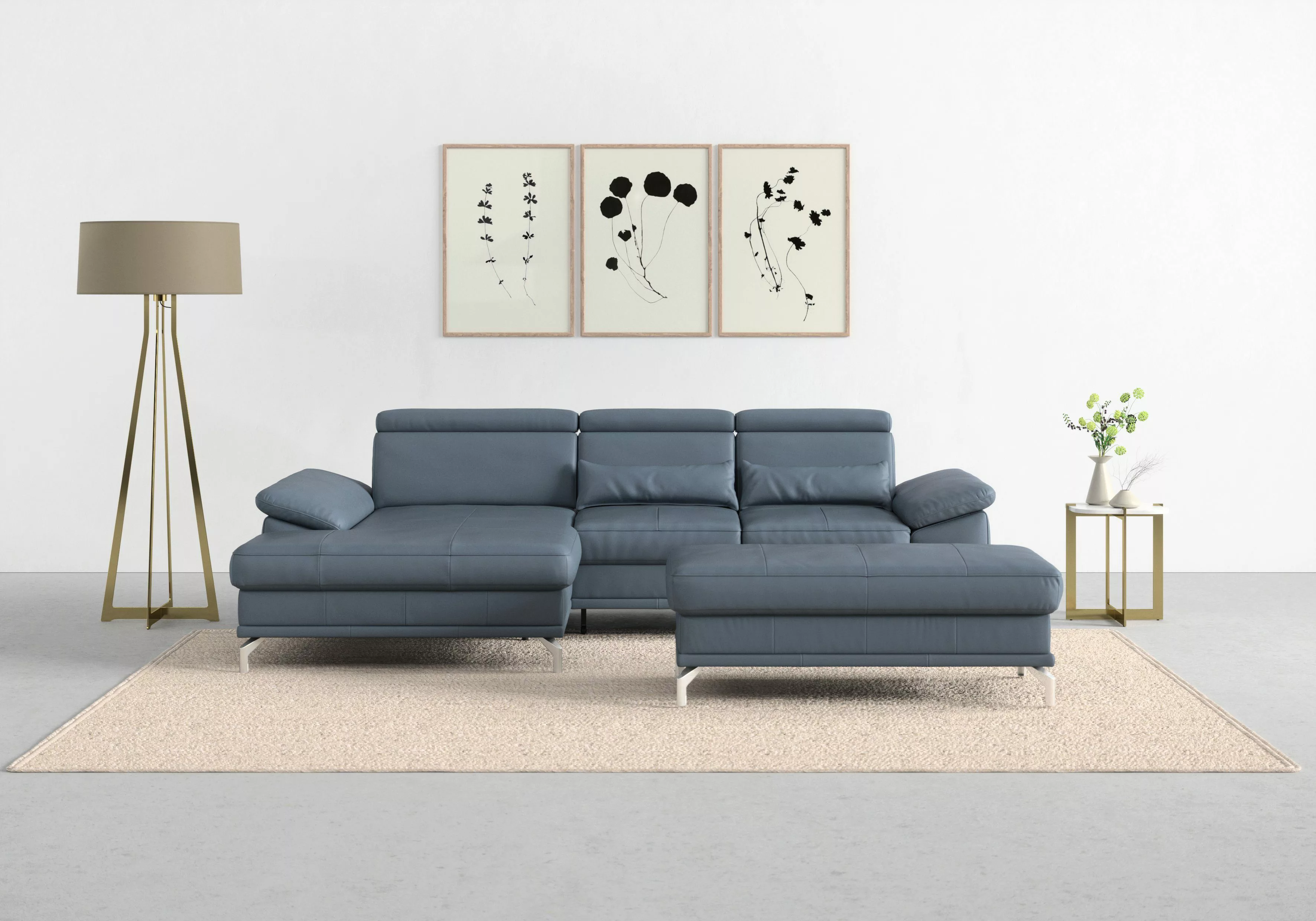 sit&more Ecksofa Cabrio L-Form, mit Sitztiefenverstellung, günstig online kaufen