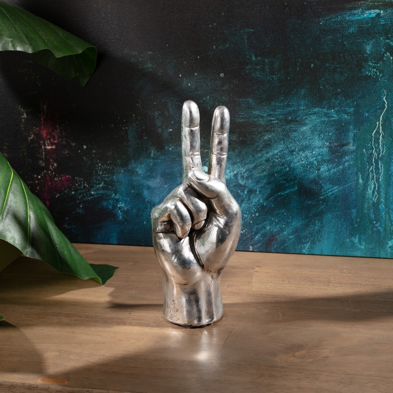 Dekofigur Hand Sign Peace 26cm, 10 x 7,5 x 26 cm günstig online kaufen