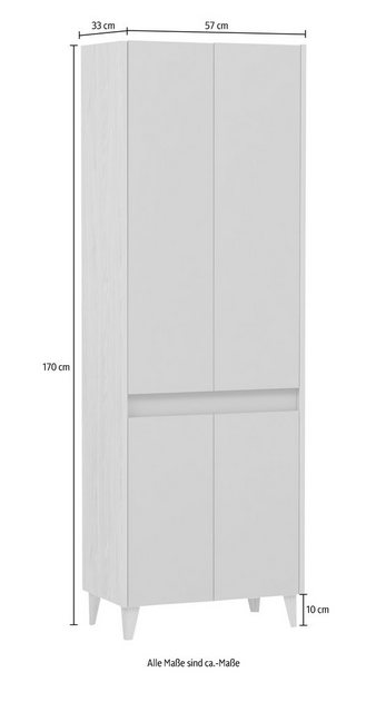 Schildmeyer Hochschrank "Elba", Breite 56,9 cm günstig online kaufen