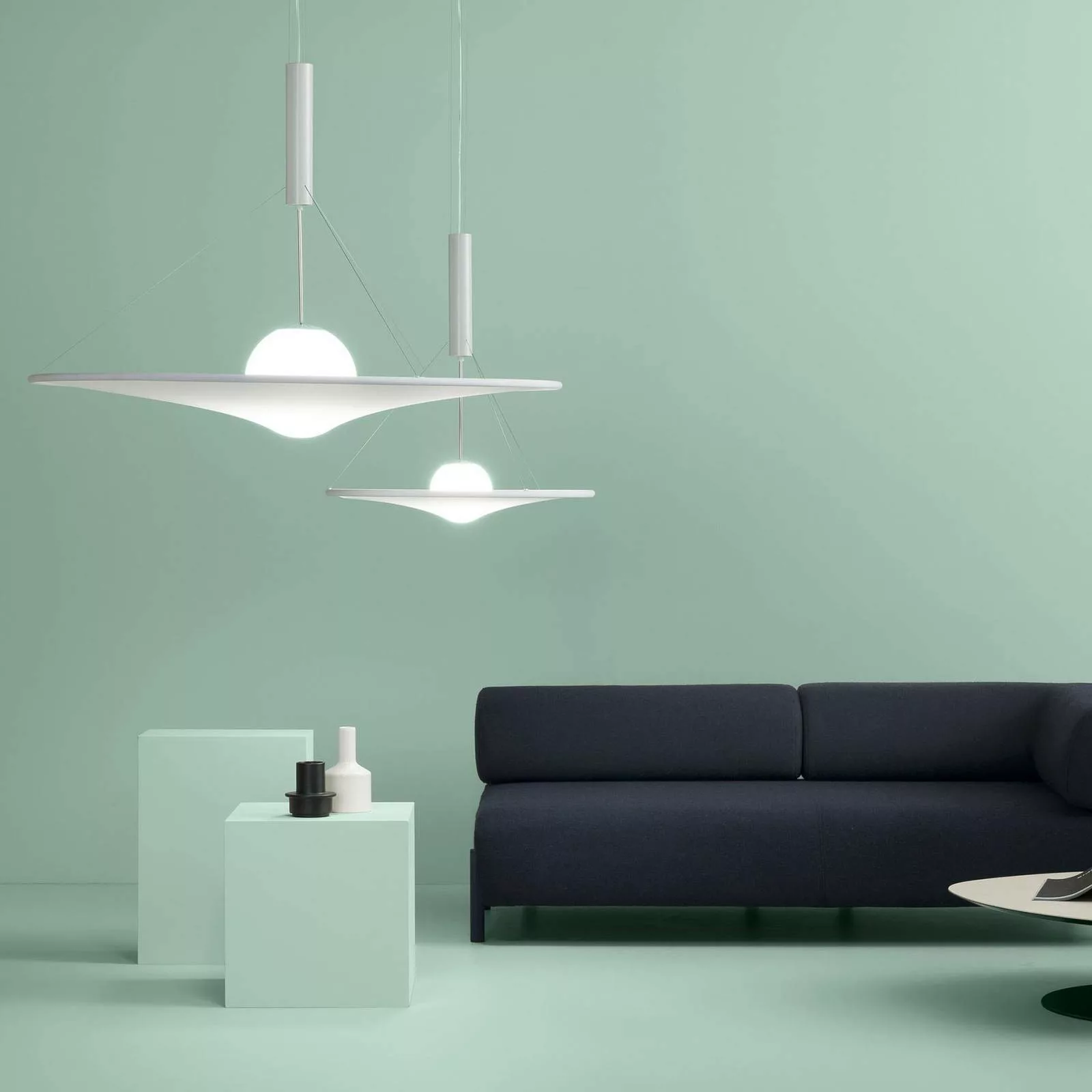 Axolight Manto LED-Designer-Pendelleuchte, Ø 180cm günstig online kaufen