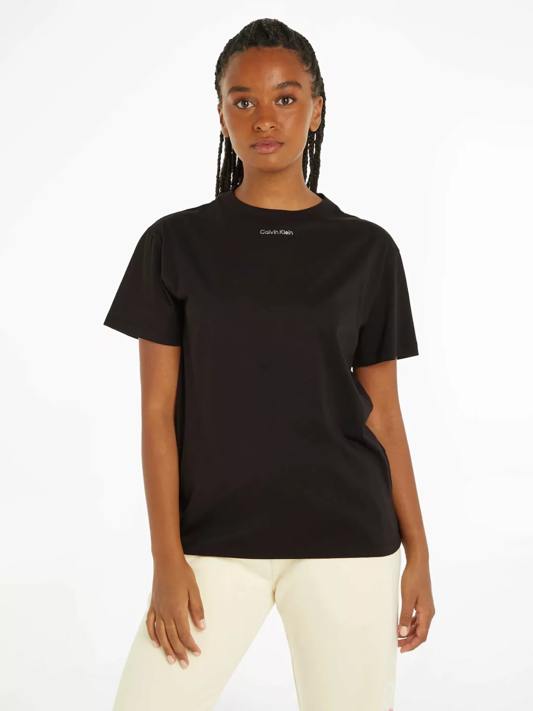 Calvin Klein T-Shirt METALLIC MICRO LOGO T SHIRT günstig online kaufen
