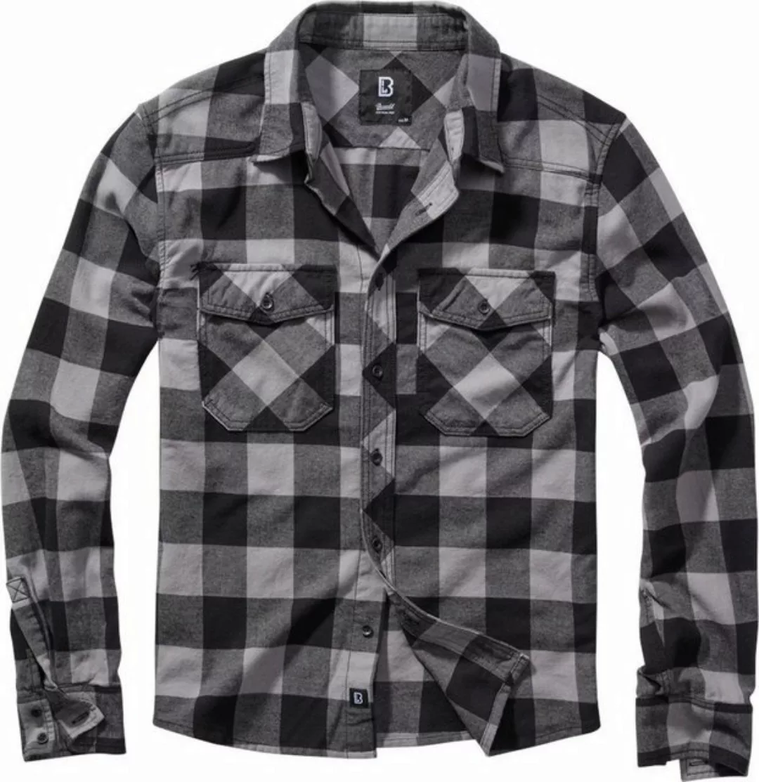 Brandit Langarmhemd "Brandit Herren Checked Shirt", (1 tlg.) günstig online kaufen