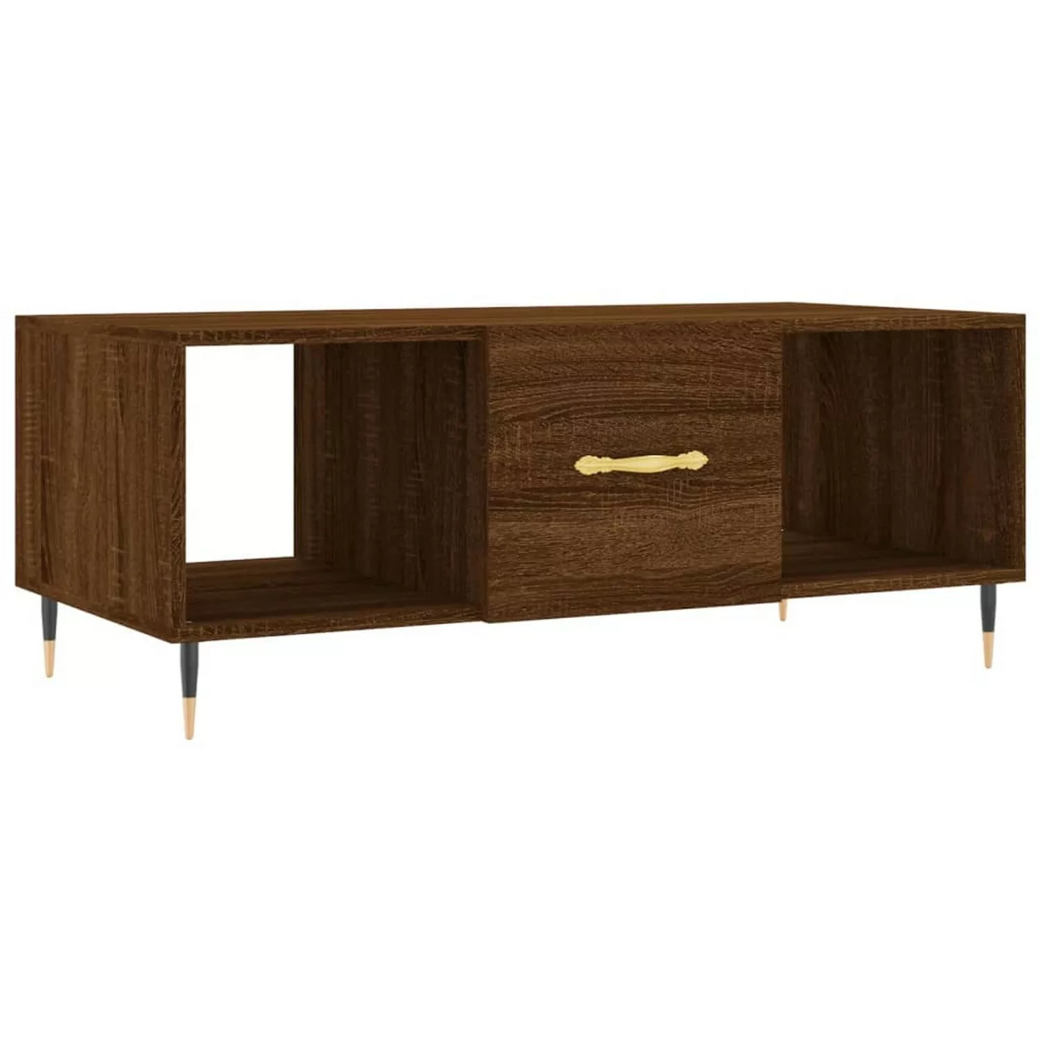 vidaXL Couchtisch Braun Eichen-Optik 102x50x40 cm Holzwerkstoff Modell 10 günstig online kaufen