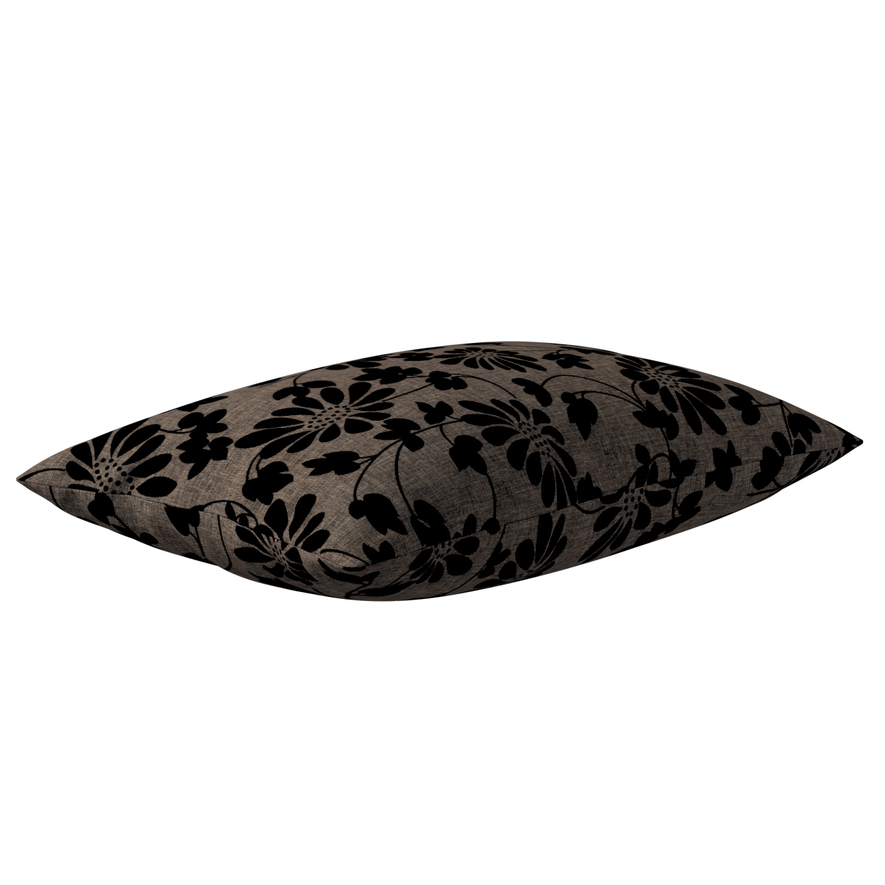 Kissenhülle Kinga rechteckig, braun-schwarz, 60 x 40 cm, Living II (162-10) günstig online kaufen