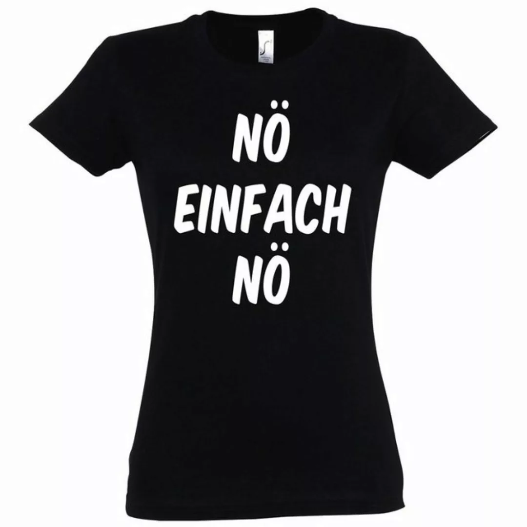 Youth Designz T-Shirt Nö Einfach Nö Damen Shirt mit Lustigem Spruch günstig online kaufen