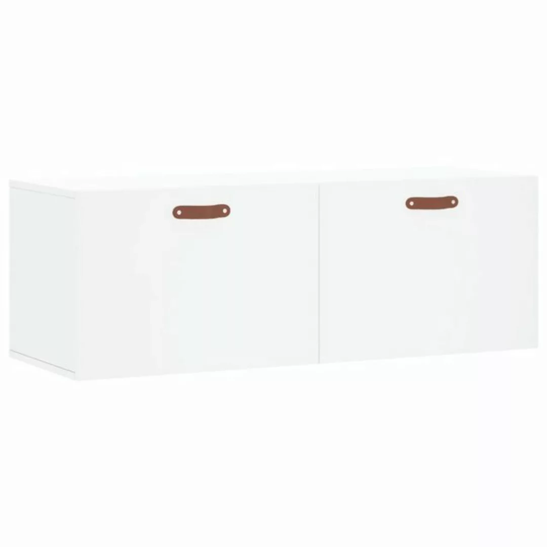 vidaXL Hängeschrank Hängeschrank Wandschrank Weiß 100x36,5x35 cm Spanplatte günstig online kaufen