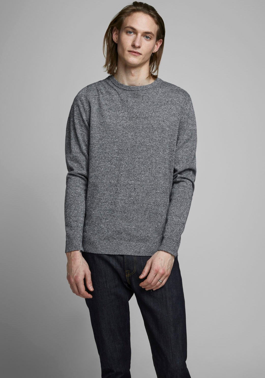 Jack & Jones Herren Pullover JJEBASIC KNIT CREW NECK günstig online kaufen