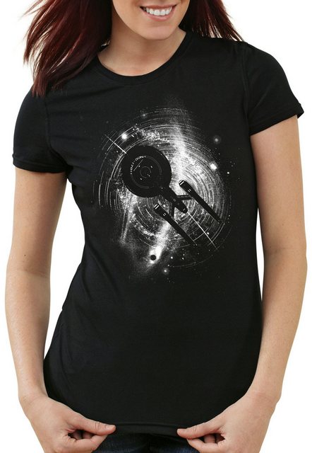 style3 T-Shirt Enterprise in Space ncc-1701 star trekkie trek raumschiff günstig online kaufen