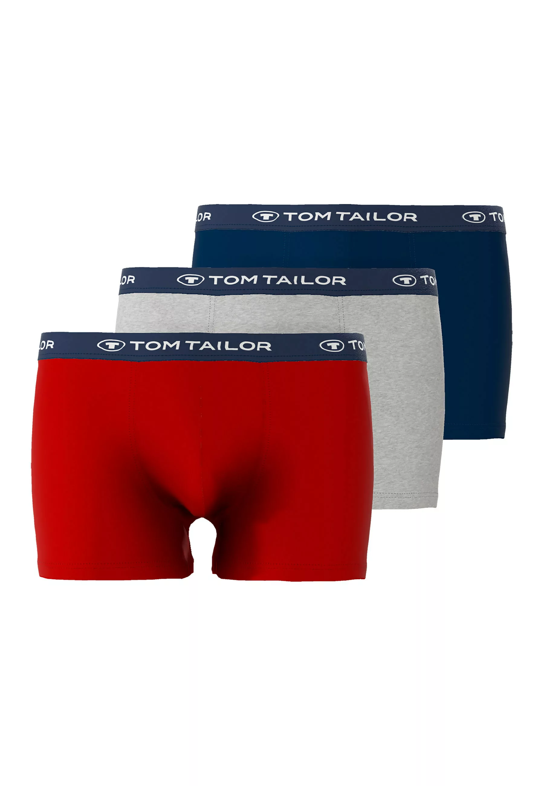 Tom Tailor 3-er Set Boxer Briefs Schwarz & Grau günstig online kaufen