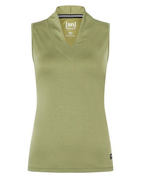 SUPER.NATURAL Tanktop Merino Tanktop W SPORTY TANK sportlicher Merino-Mater günstig online kaufen