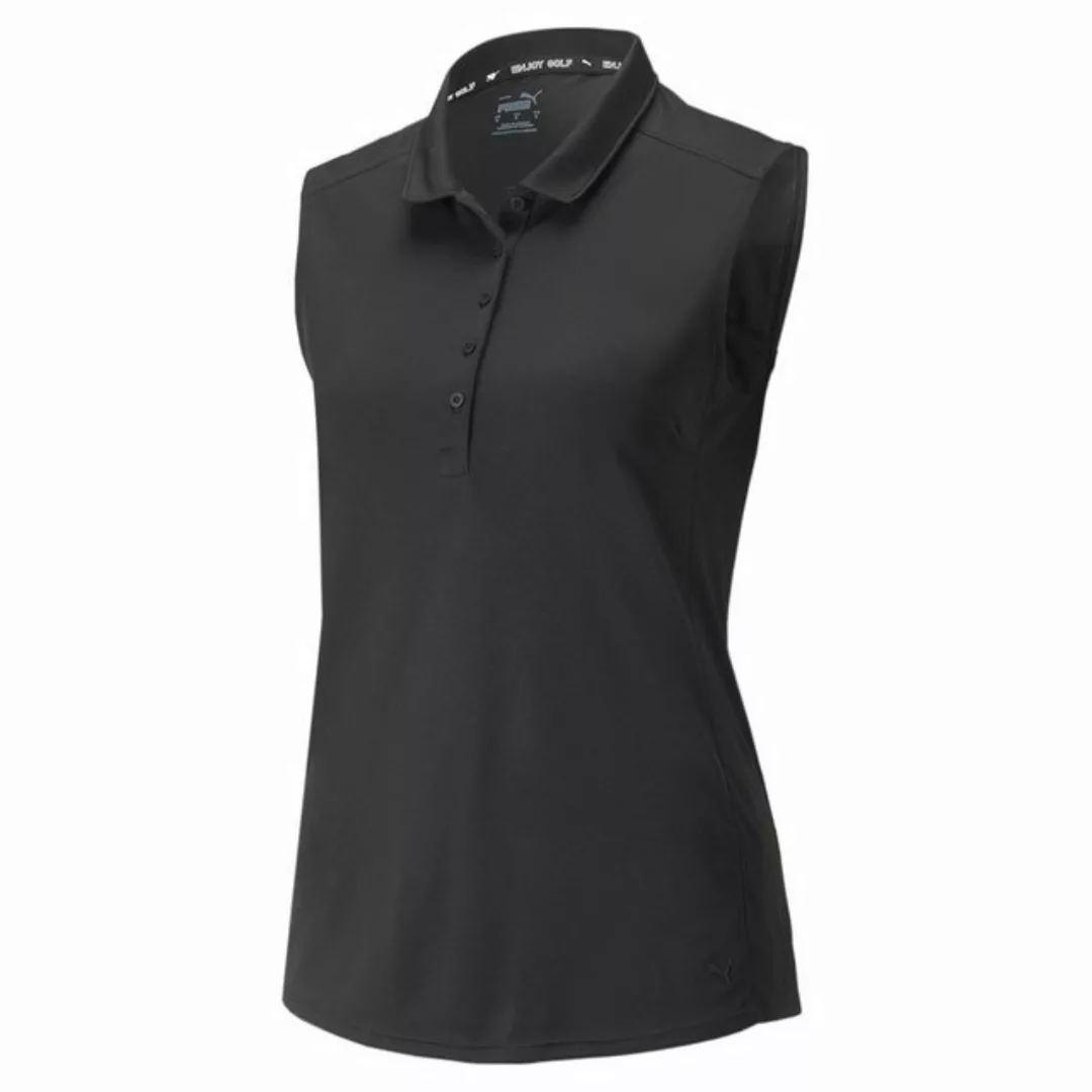 PUMA Poloshirt Puma Golf Polo Gamer Sleeveless Schwarz Damen günstig online kaufen