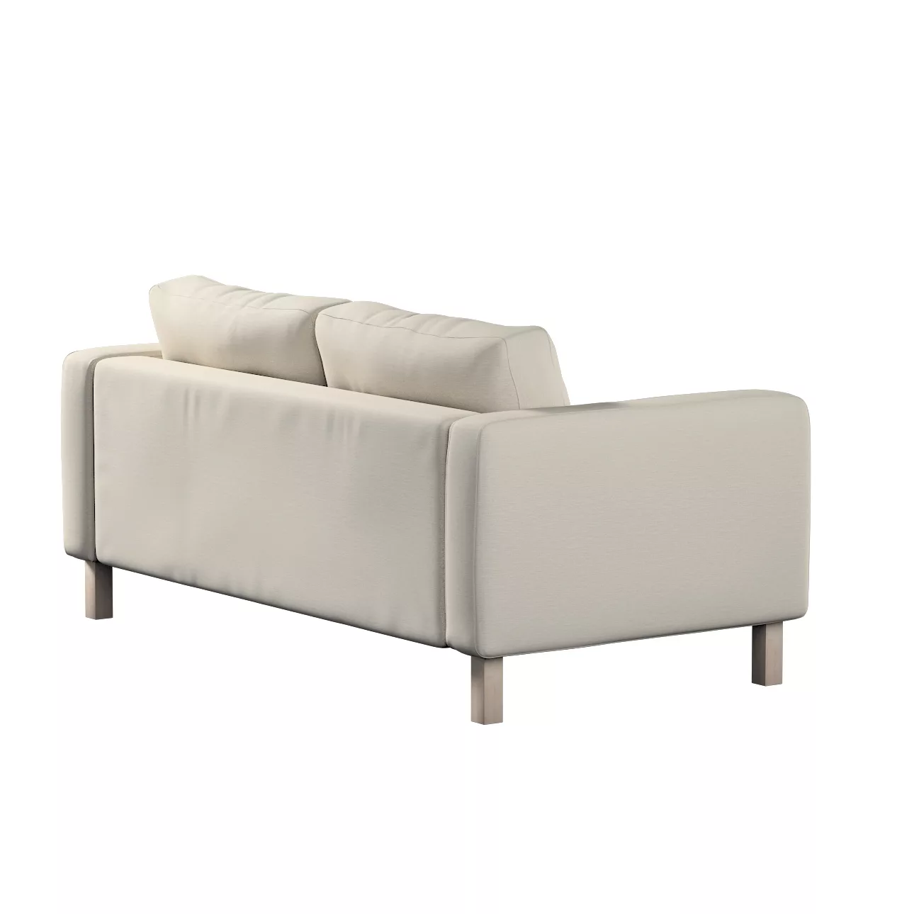 Bezug für Karlstad 2-Sitzer Sofa nicht ausklappbar, hellbeige, Sofahusse, K günstig online kaufen