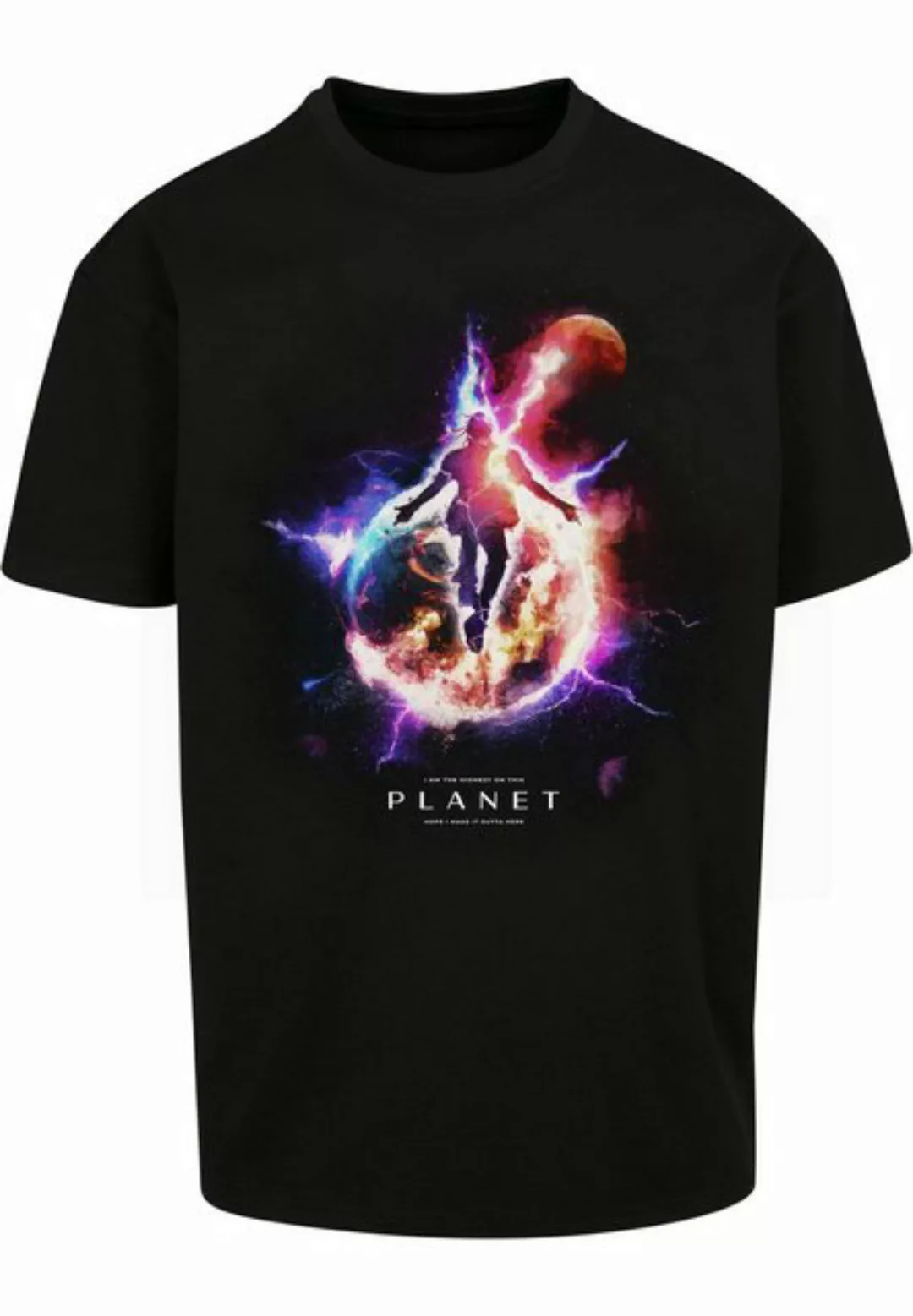 MisterTee T-Shirt Unisex Electric Planet Oversize Tee (1-tlg) günstig online kaufen