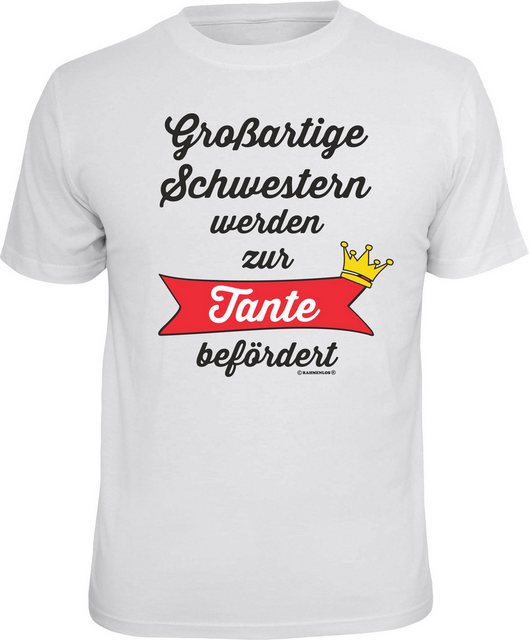 RAHMENLOS® T-Shirt Großartige Schwestern werden zur Tante befördert günstig online kaufen