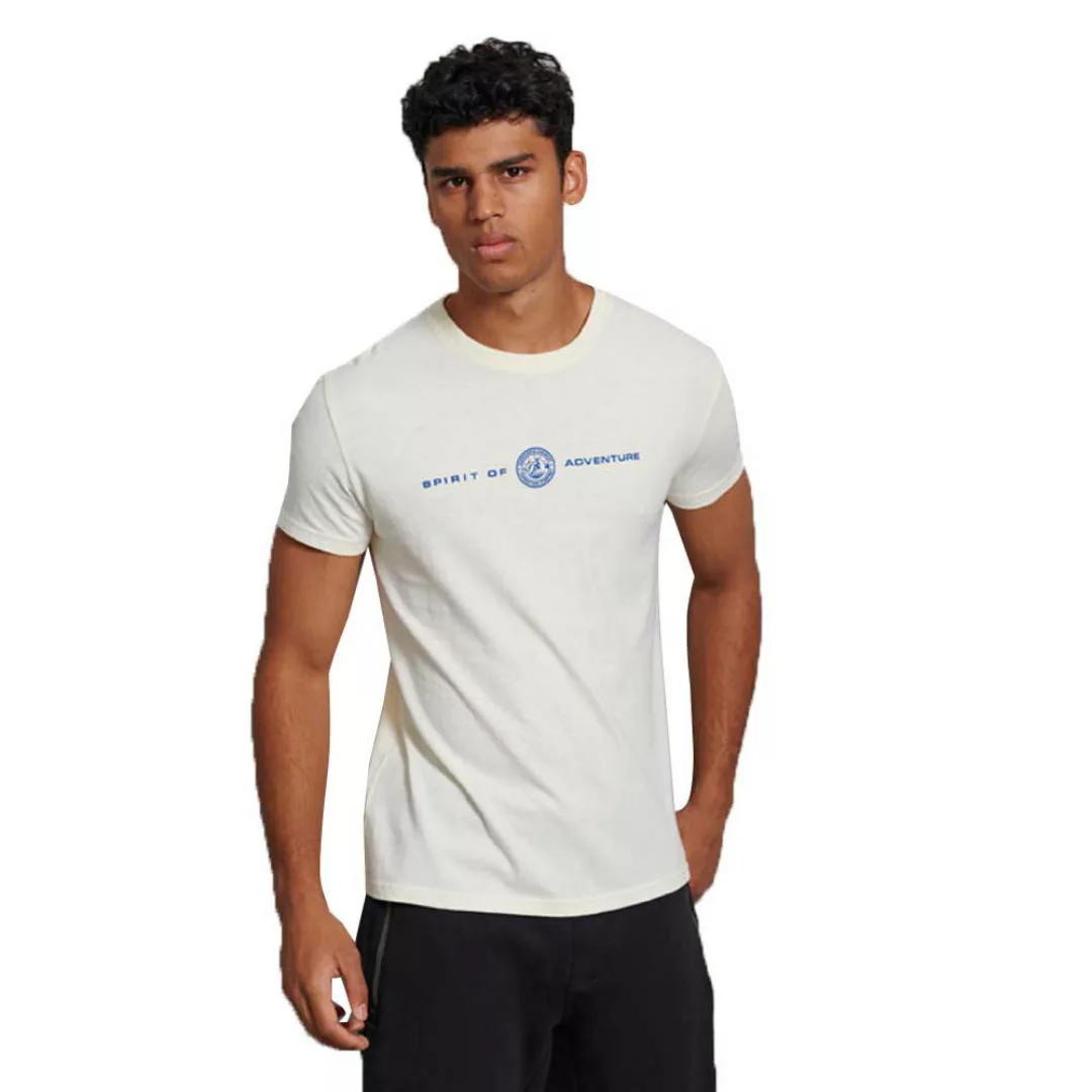 Superdry Everest Kurzarm T-shirt XS Cream günstig online kaufen