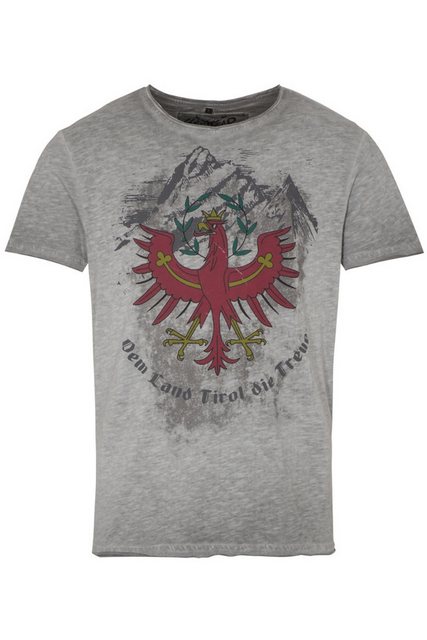 Hangowear Trachtenshirt Trachtenshirt Herren - TIROL - grau günstig online kaufen