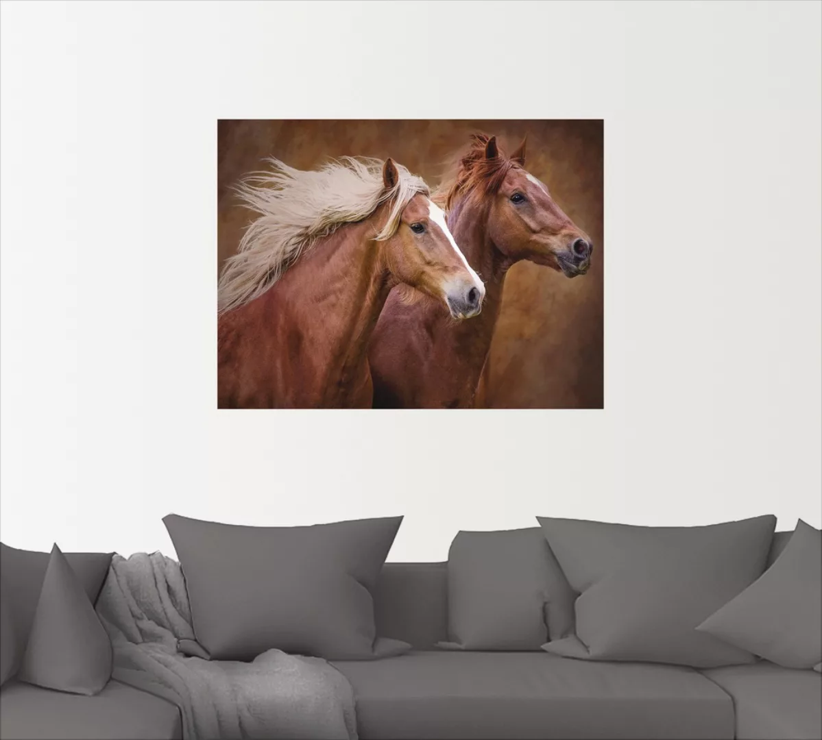 Artland Wandbild »Reinrassige Pferde I«, Haustiere, (1 St.) günstig online kaufen