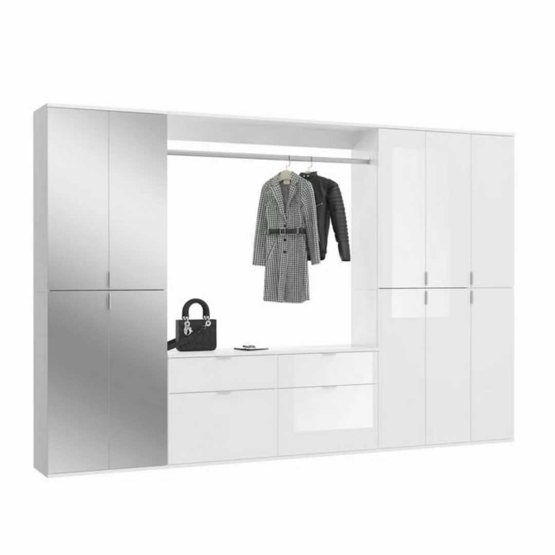 ebuy24 Kleiderschrank ProjektX Garderobenaufstellung 12 Türen, 2 Schubla günstig online kaufen
