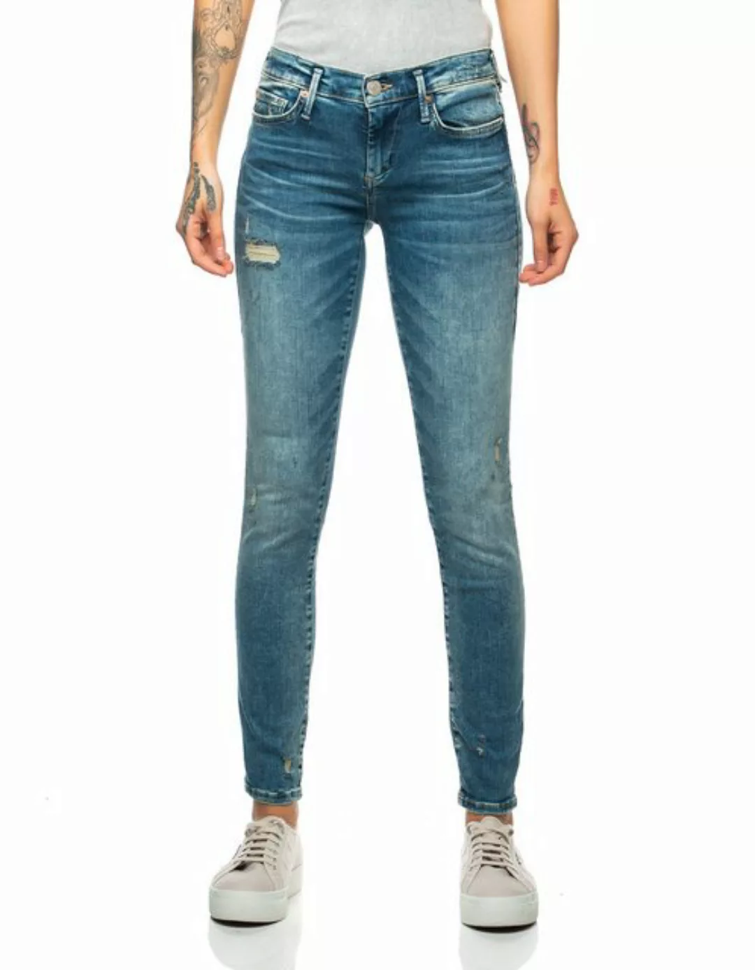 True Religion Brand Jeans Germ 5-Pocket-Jeans Hose Halle Lacey Deep Blue Je günstig online kaufen