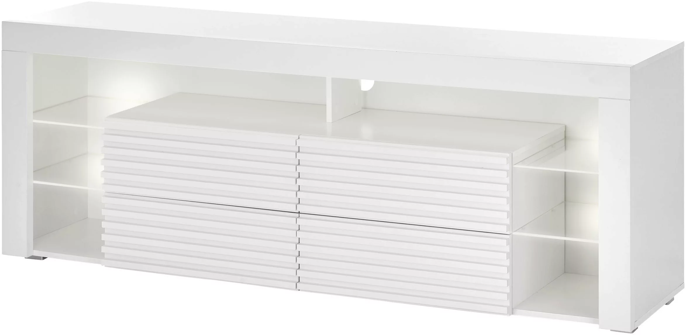 Stolkom TV-Schrank "Goal", 4 Schubkästen, 6 offenen Fächern, Stellmaß 179/6 günstig online kaufen