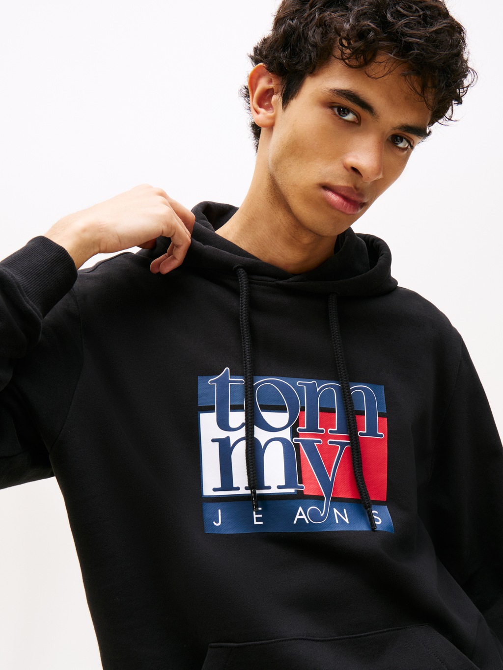 Tommy Jeans Hoodie "TJM RWB FLAG", Regular Fit, Sweatshirt, mehrfarbiger Pr günstig online kaufen