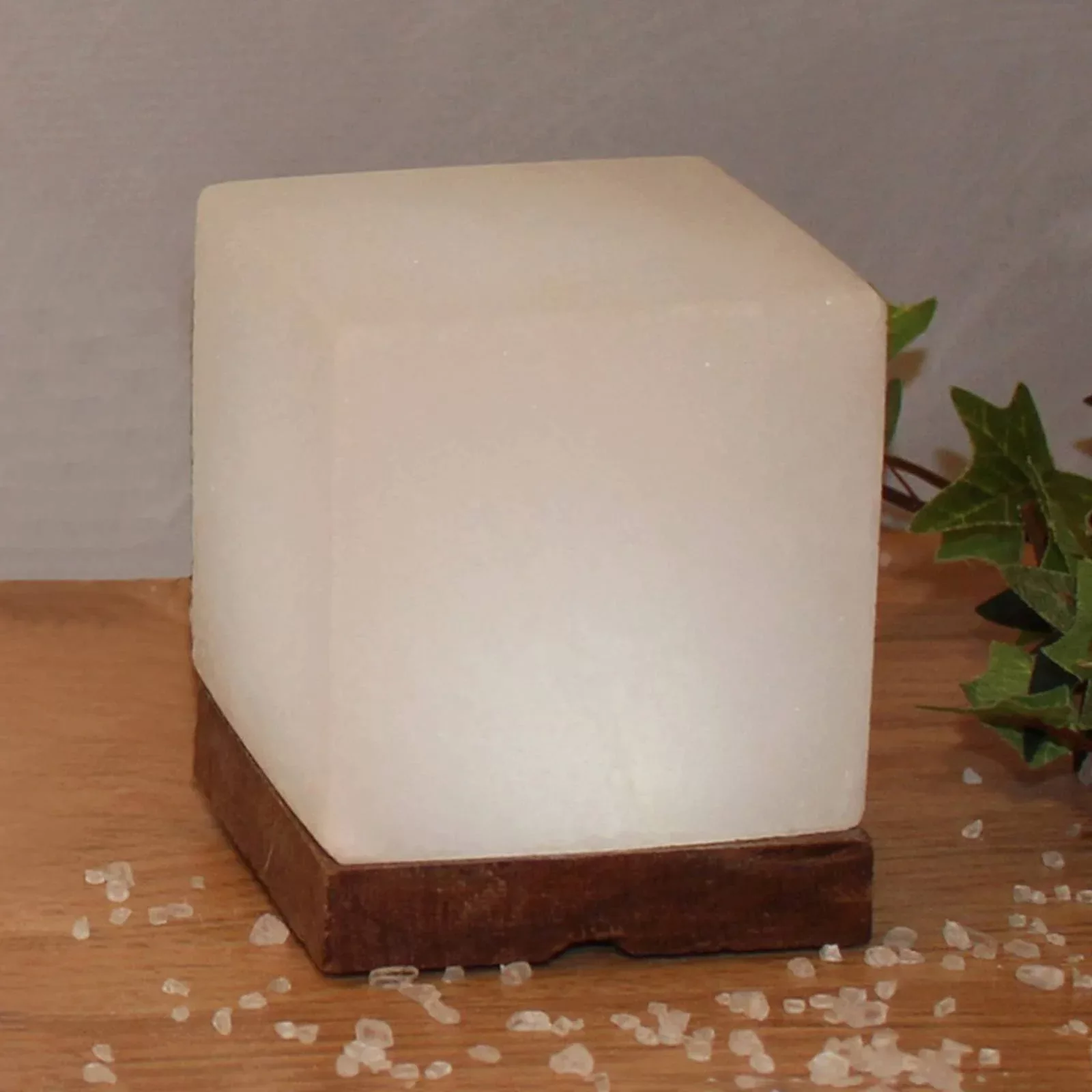 HIMALAYA SALT DREAMS Salzkristall-Tischlampe »USB-Kubus«, Leuchtmittel LED- günstig online kaufen