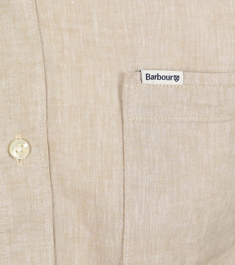 Barbour Shirt Nelson Tailored Stone Beige - Größe 3XL günstig online kaufen