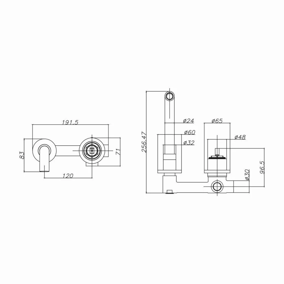 Aloni Waschtischarmatur CR7120-6MB (einzel, 1-St., Einzel) günstig online kaufen