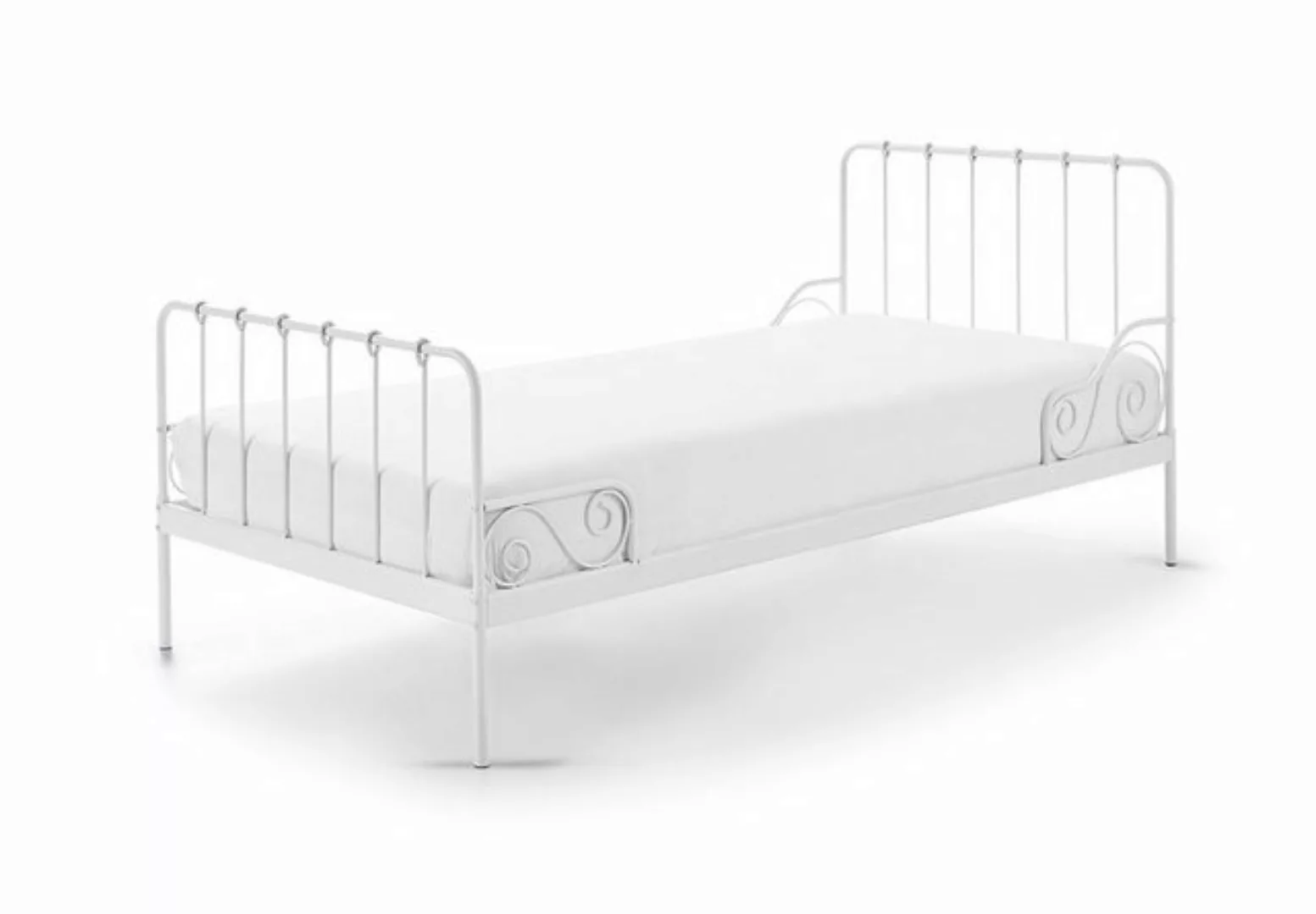 möbelando Metallbett ALICE, aus Metall in weiß. Abmessungen (BxHxT) 205x89, günstig online kaufen