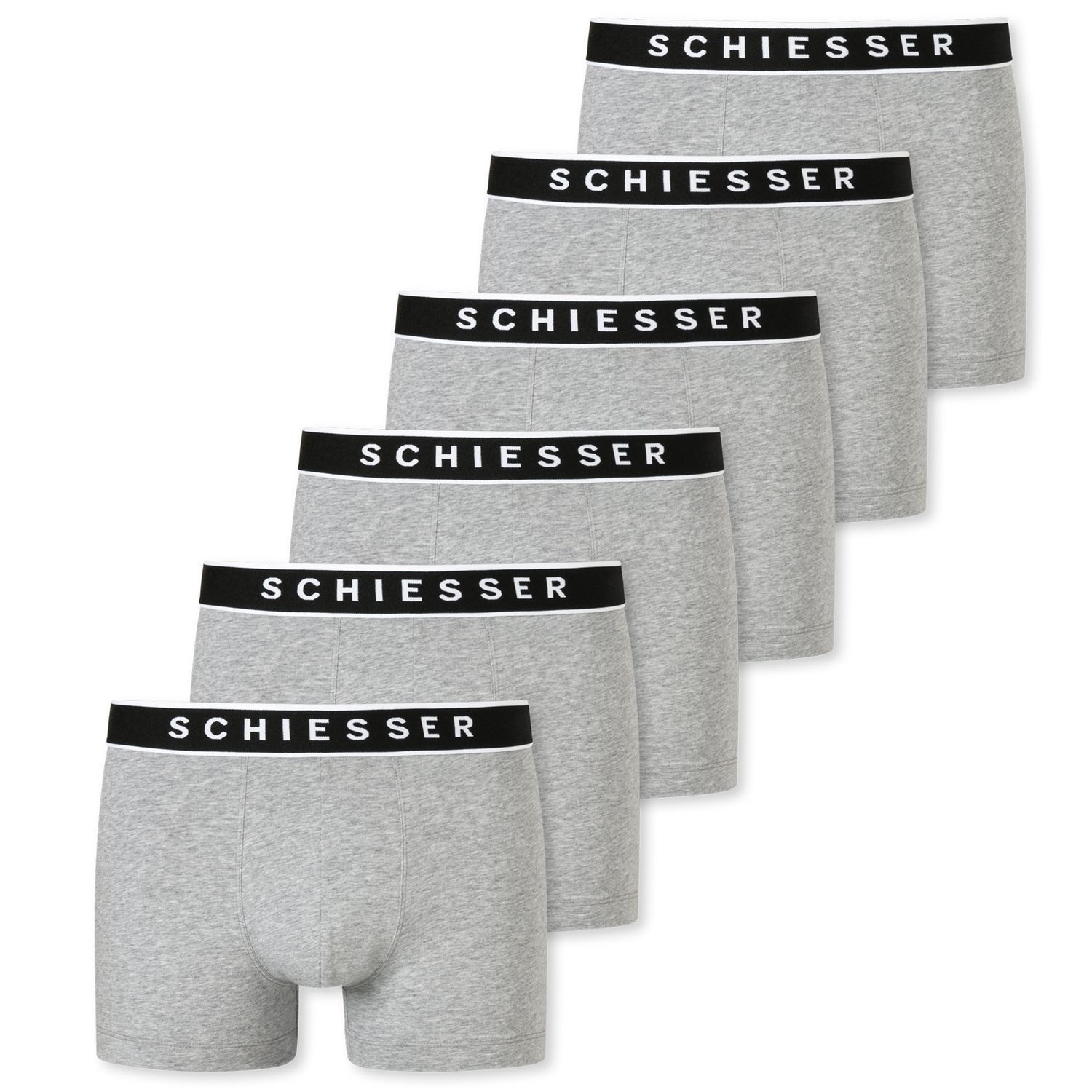 Schiesser Boxershorts Organic Cotton (6-St) mit günstig online kaufen