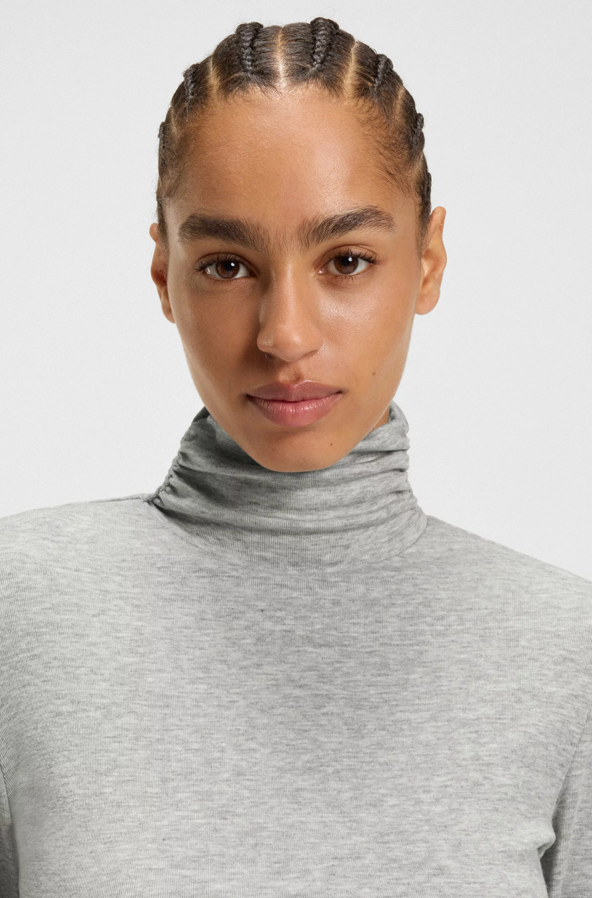 BOSS ORANGE Rollkragenshirt "Eliana Premium Damenmode", mit Turtle Neck, Sl günstig online kaufen
