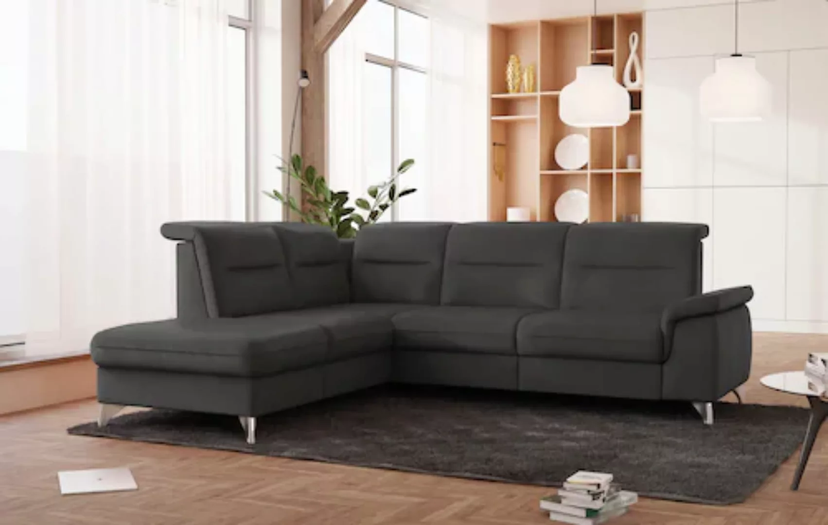 sit&more Ecksofa »Astoria L-Form«, wahlweise mit motorischer Relaxfunktion günstig online kaufen