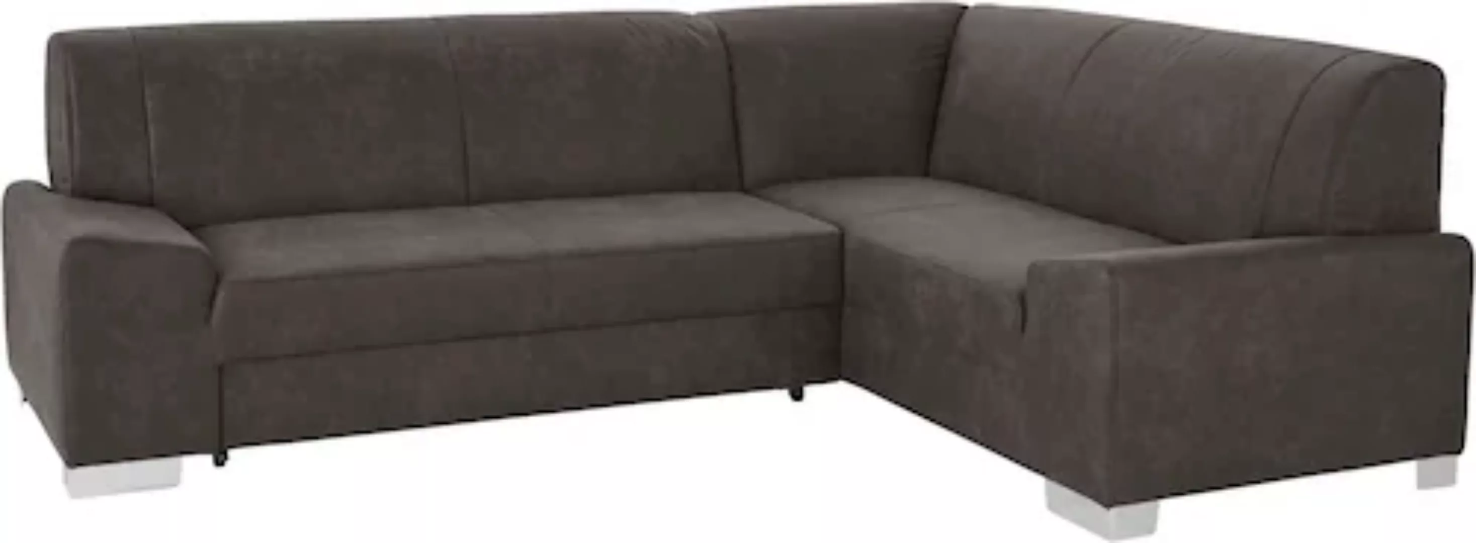 DOMO collection Ecksofa »Anzio L-Form«, Wahlweise mit Bettfunktion und Fede günstig online kaufen