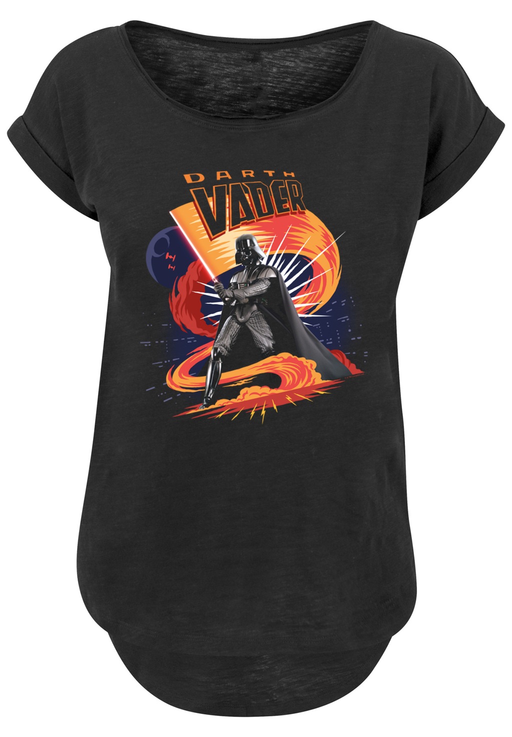 F4NT4STIC T-Shirt "Star Wars Darth Vader Swirling Fury", Damen,Premium Merc günstig online kaufen