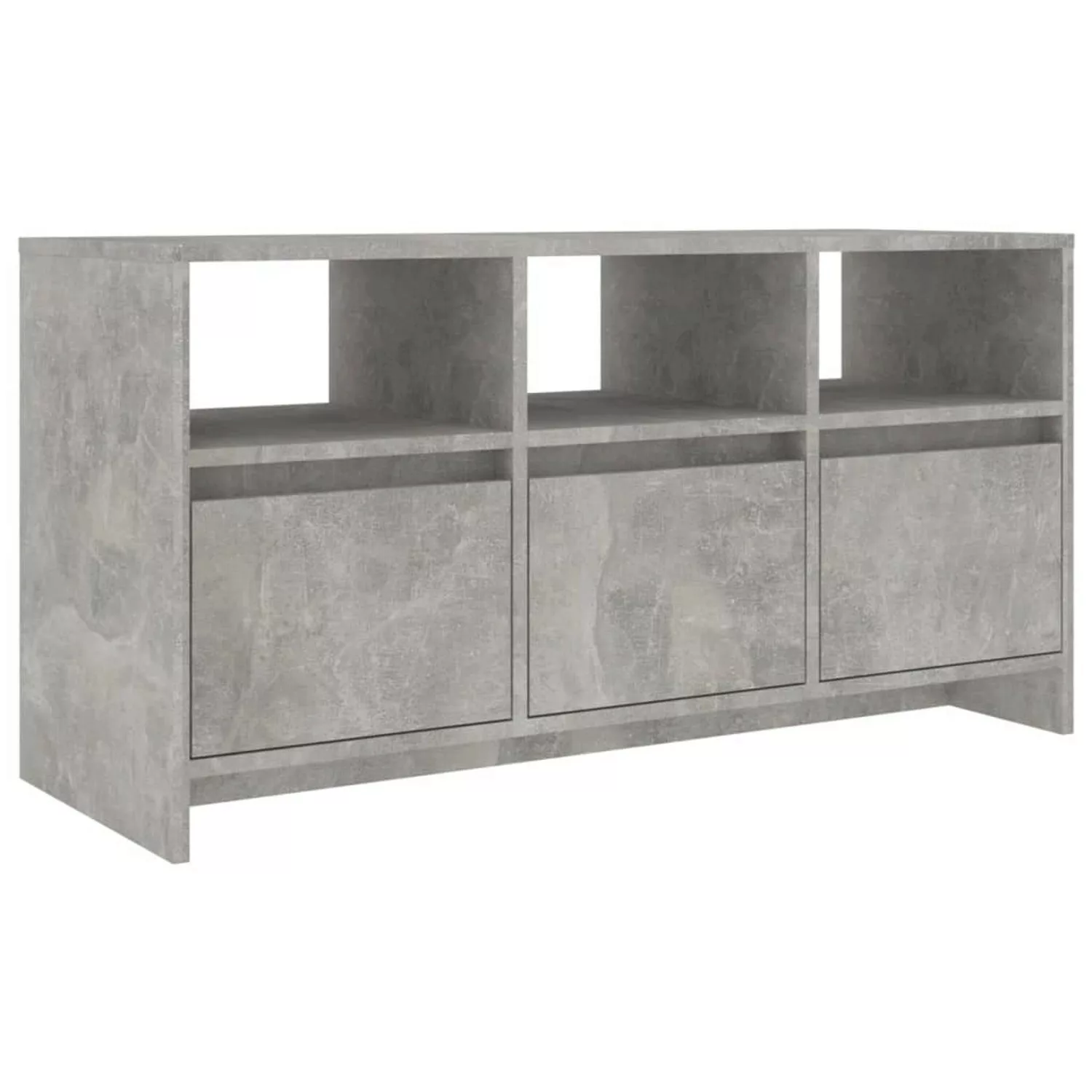 Tv-schrank Betongrau 102x37,5x52,5 Cm Spanplatte günstig online kaufen